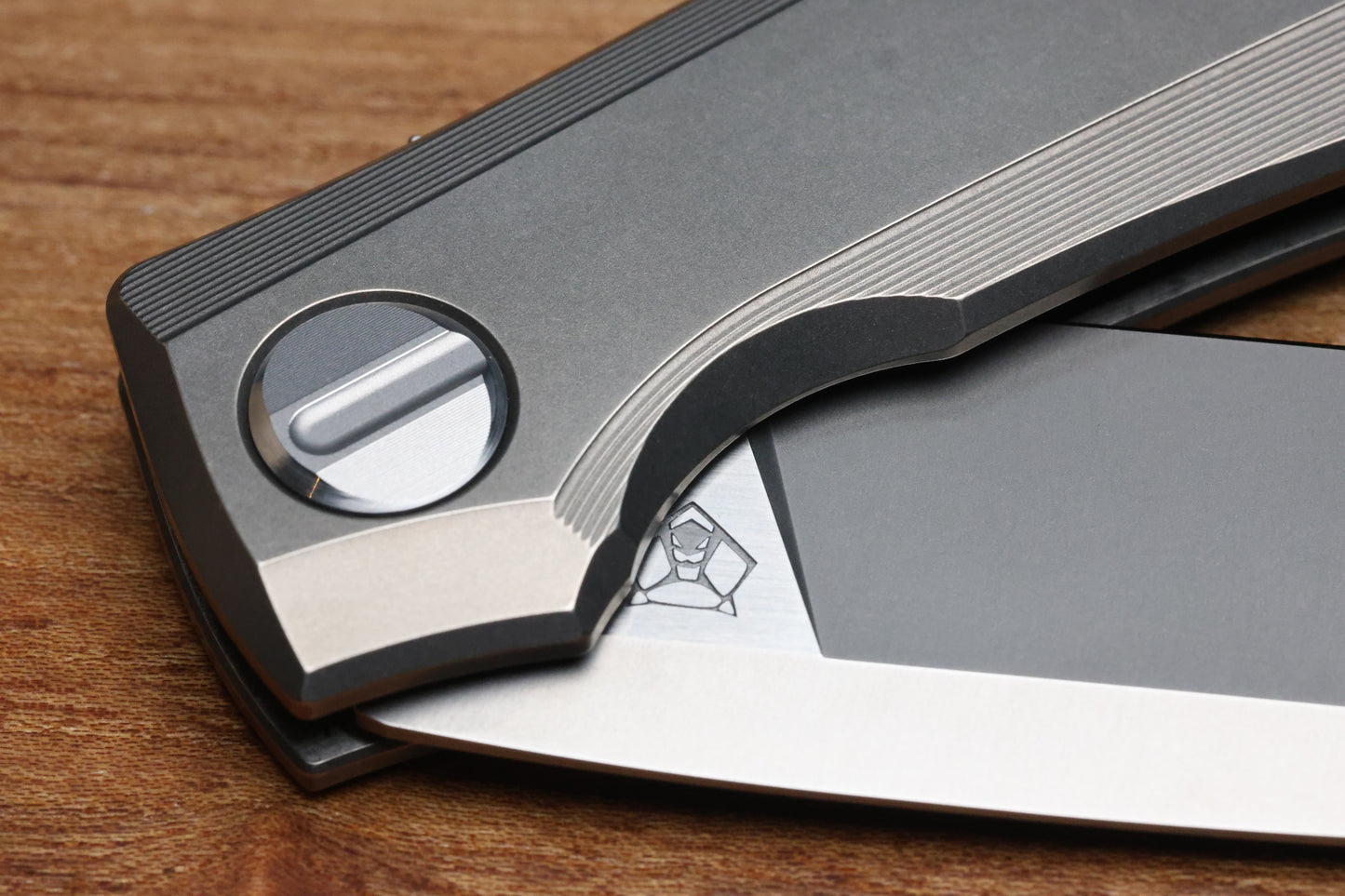 SHIROGOROV KNIVES RKMP - M398 BLADE - TITANIUM HANDLE - SRRBS (CHARLES MARLOWE DESIGN)