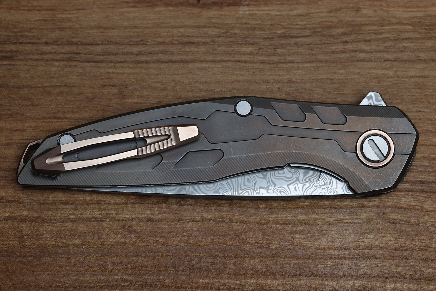 SHIROGOROV 111 TI BRONZE CUSTOM DIVISION CD- SRRBS - VINLAND DAMASTEEL