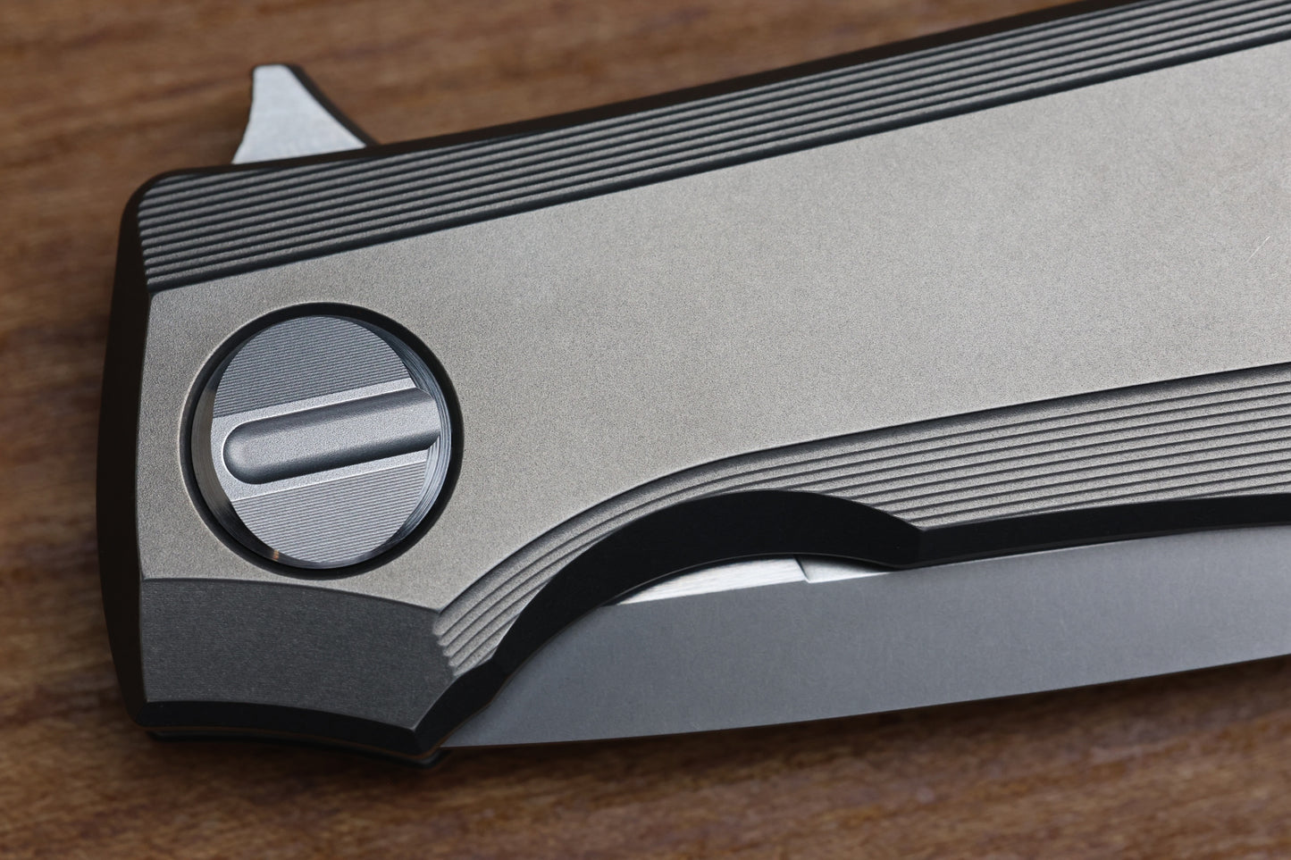 SHIROGOROV KNIVES RKMP - M398 BLADE - TITANIUM HANDLE - SRRBS (CHARLES MARLOWE DESIGN)