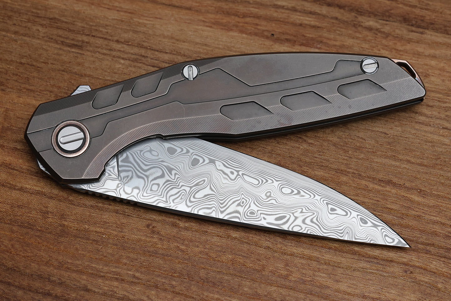 SHIROGOROV 111 TI BRONZE CUSTOM DIVISION CD- SRRBS - VINLAND DAMASTEEL