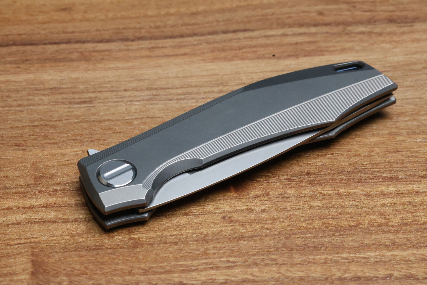 SHIROGOROV KNIVES RKMP - M398 BLADE - TITANIUM HANDLE - SRRBS (CHARLES MARLOWE DESIGN)