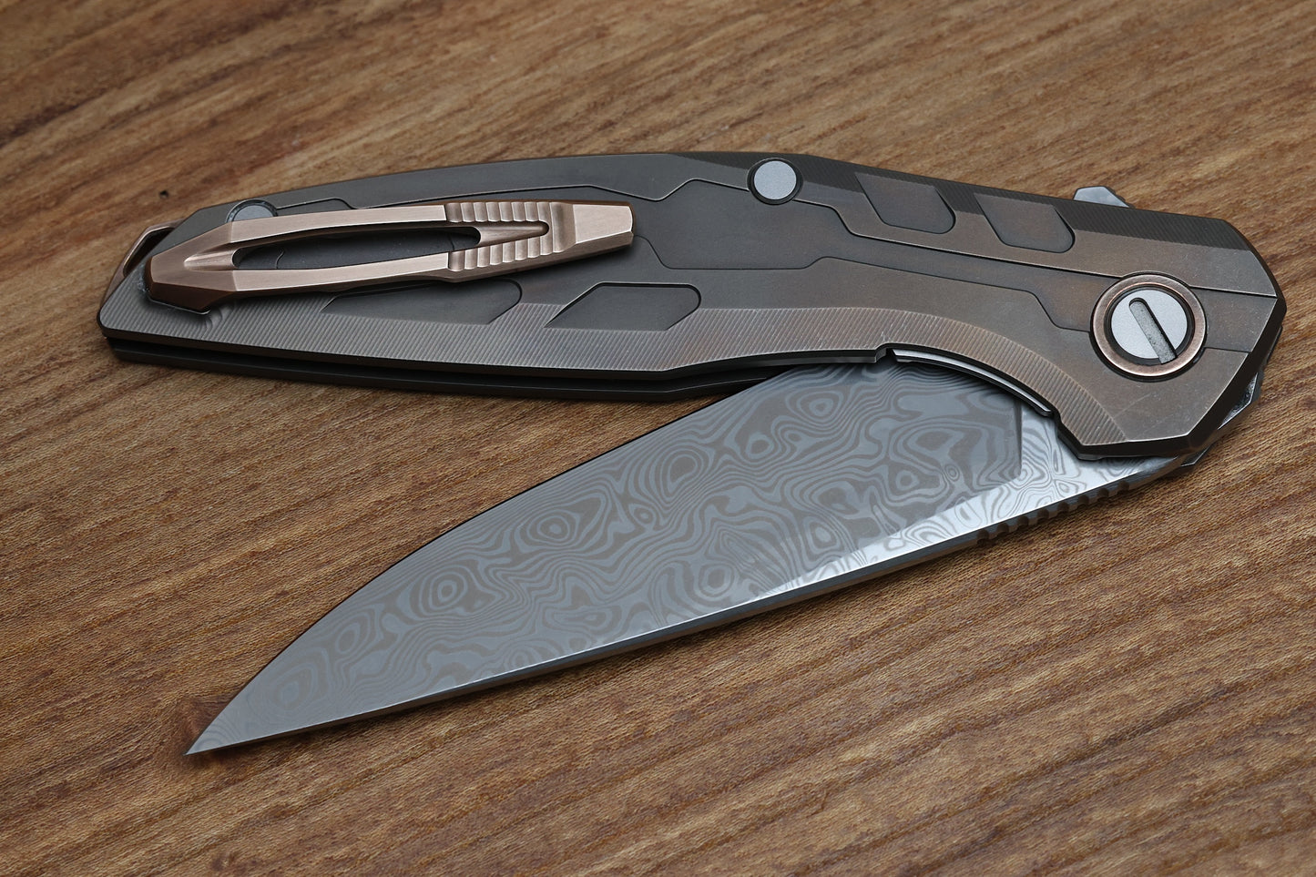 SHIROGOROV 111 TI BRONZE CUSTOM DIVISION CD- SRRBS - VINLAND DAMASTEEL