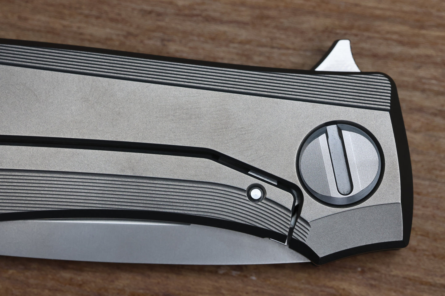 SHIROGOROV KNIVES RKMP - M398 BLADE - TITANIUM HANDLE - SRRBS (CHARLES MARLOWE DESIGN)