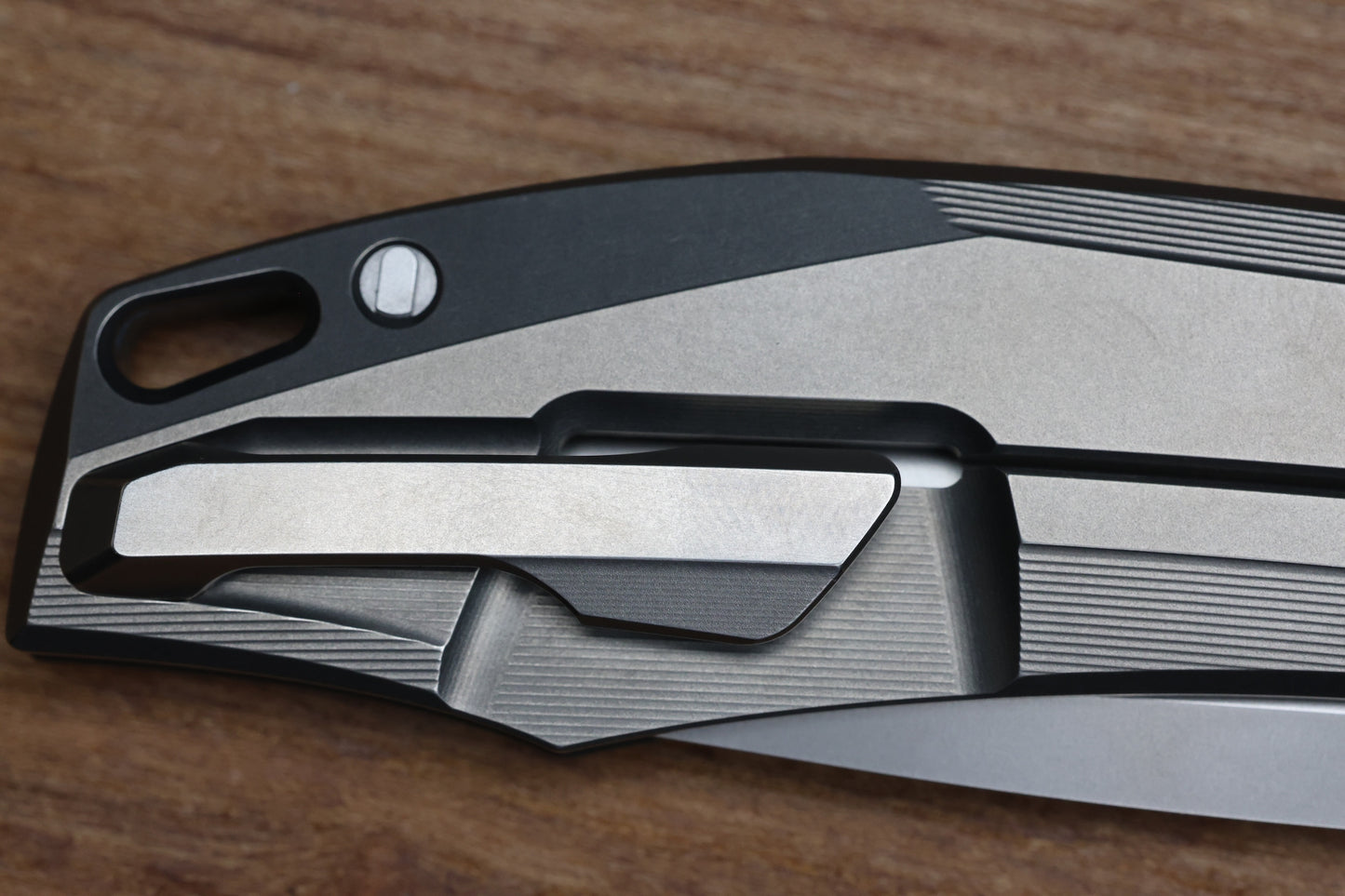 SHIROGOROV KNIVES RKMP - M398 BLADE - TITANIUM HANDLE - SRRBS (CHARLES MARLOWE DESIGN)