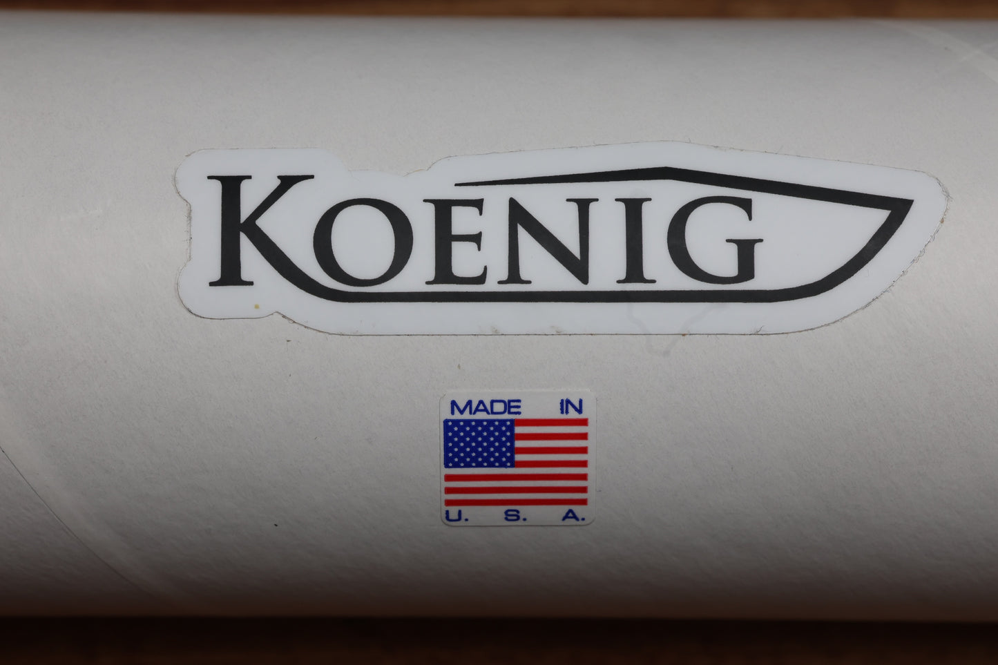 KOENIG KNIVES HELO - TAN MICARTA HANDLE - STONEWASHED MAGNACUT BLADE