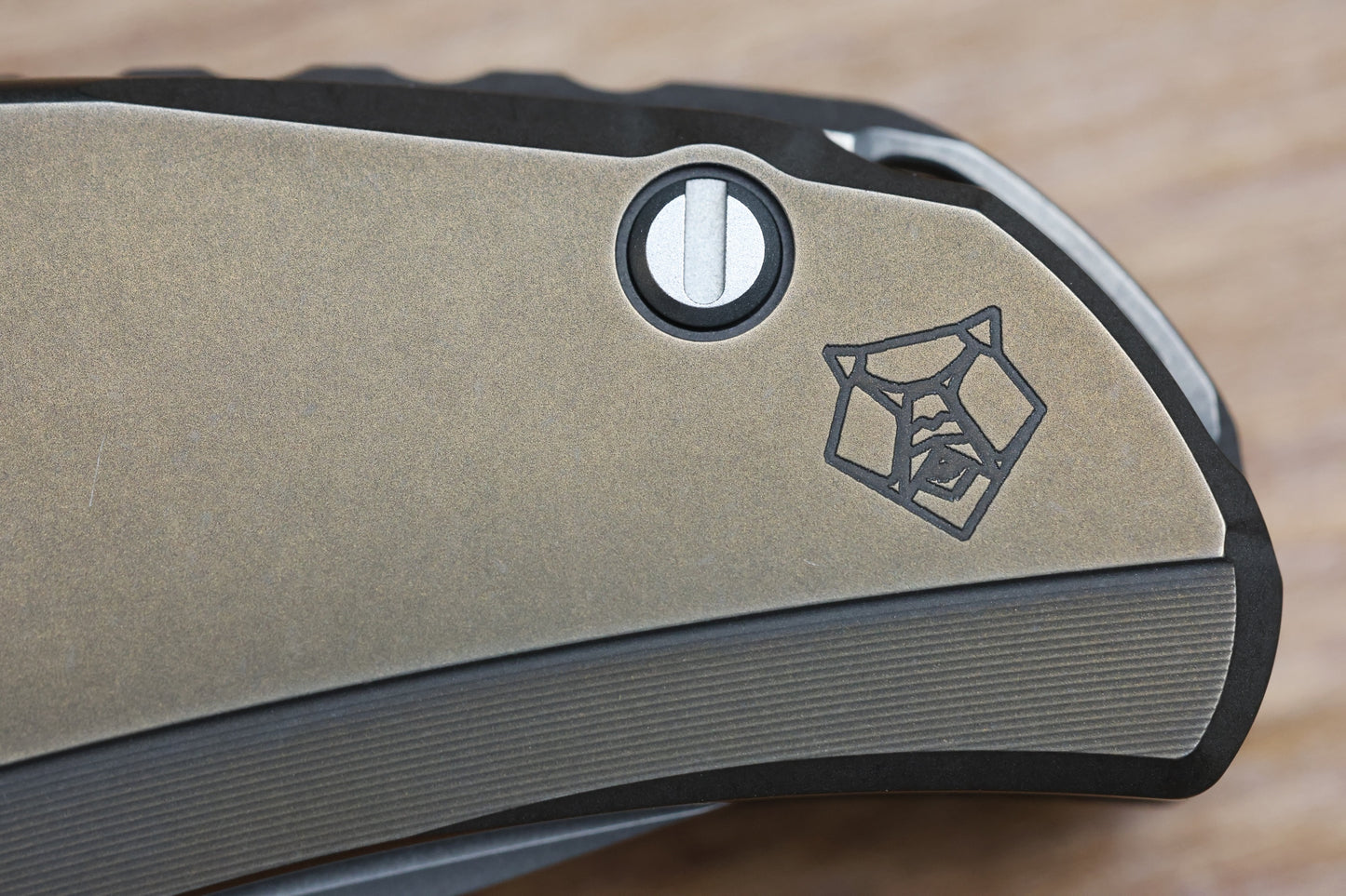 SHIROGOROV F95 ZERO - M390 BLADE - BRONZE TITANIUM HANDLE - MRBS