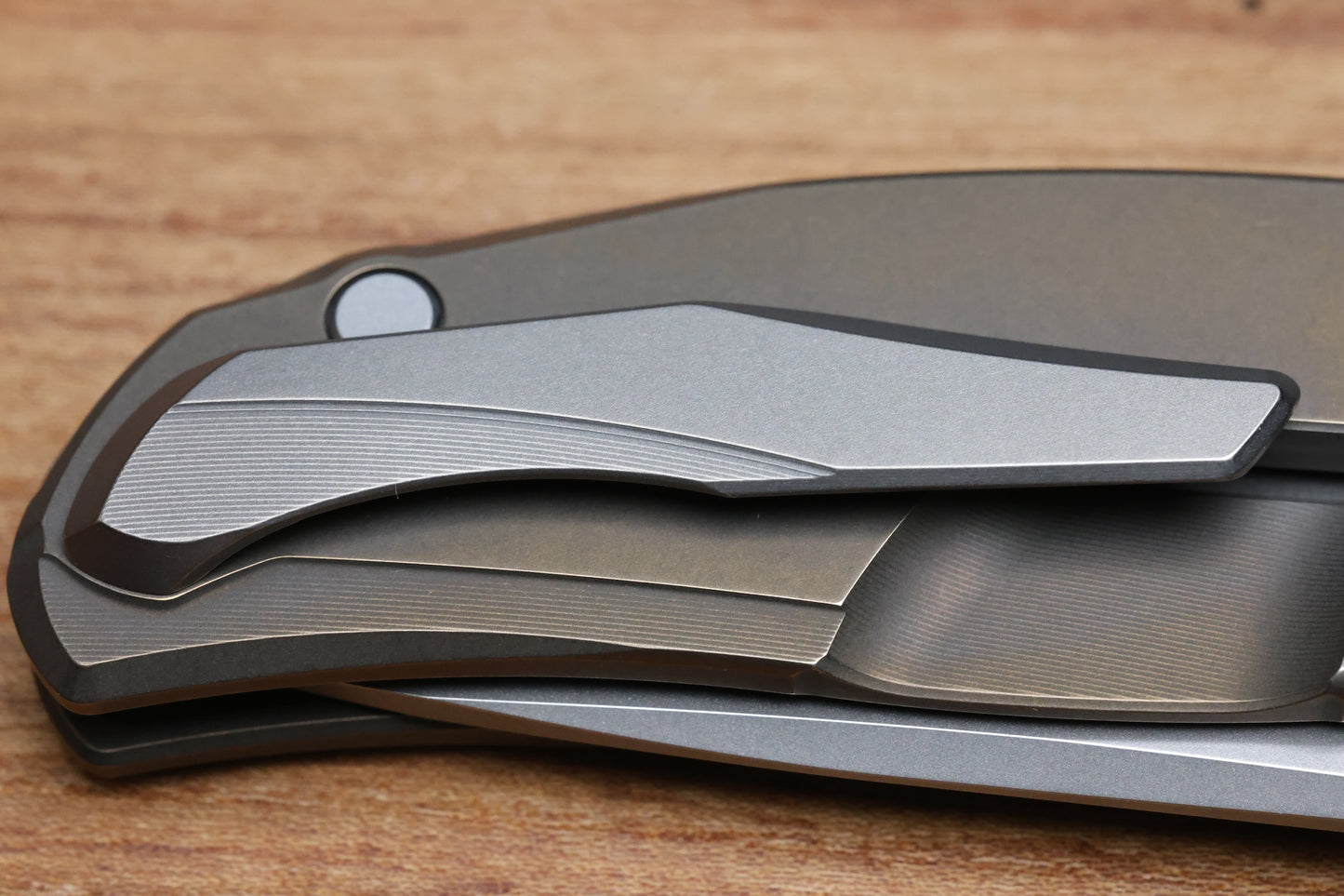 SHIROGOROV F95 ZERO - M390 BLADE - BRONZE TITANIUM HANDLE - MRBS