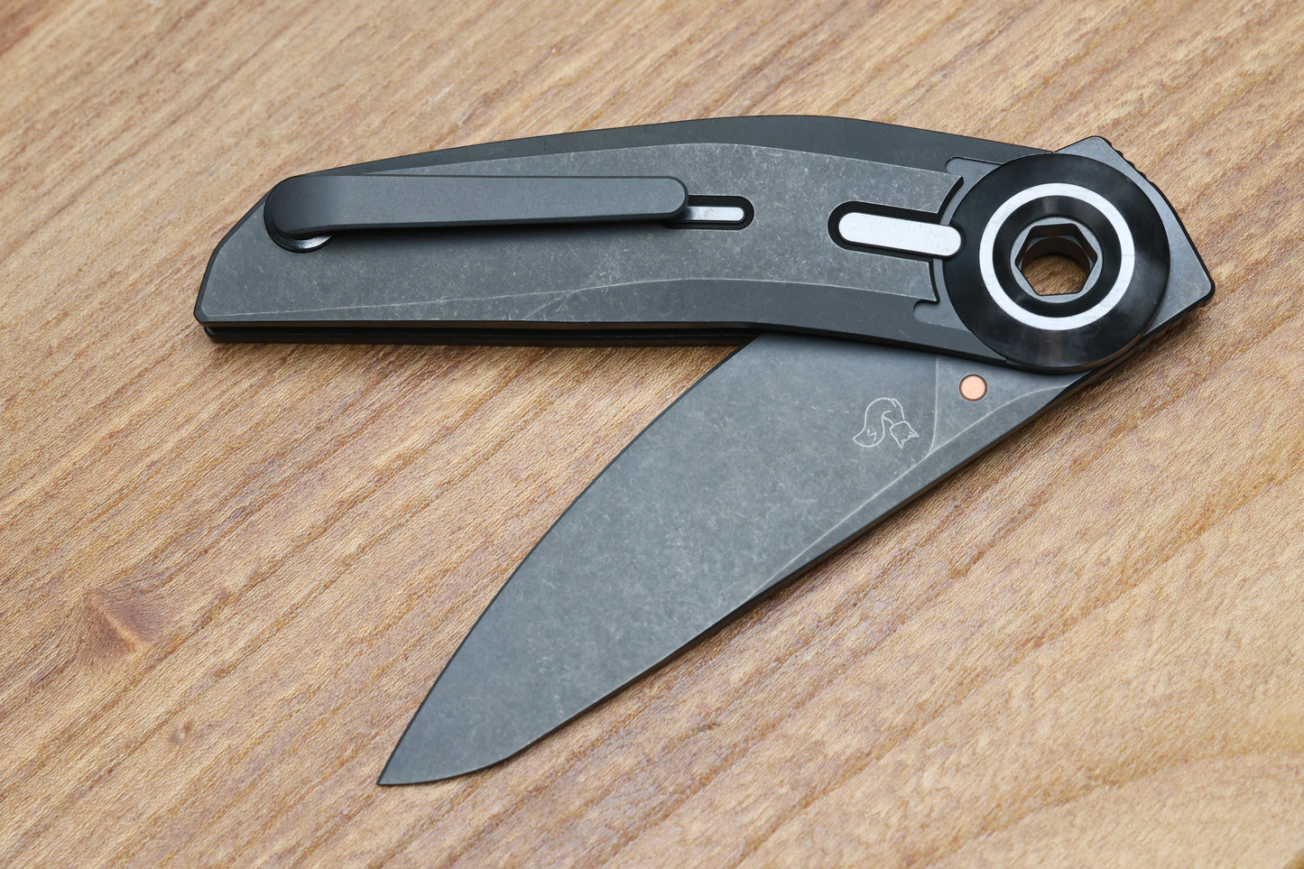 REATE KNIVES VULPEX VK TRON- TITANIUM DLC HANDLE & DLC M390 BLADE