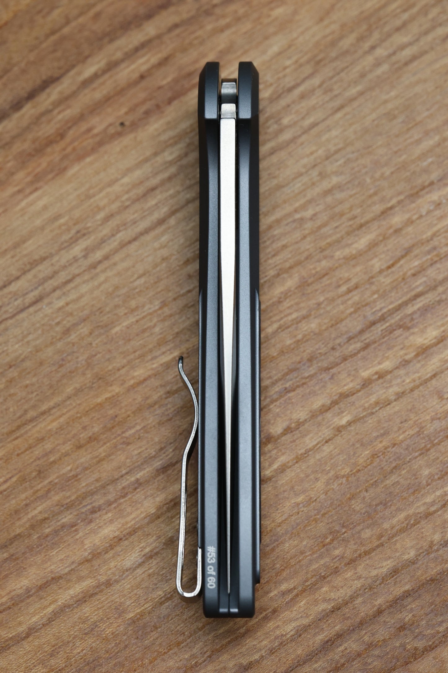 PRO-TECH KNIVES CAMBRIA - CCKSF25.CAMBRIA.1 - GREY ALUMINUM HANDLE - TECHNOCARBO PURPLE INLAY - STONEWASH MAGNACUT BLADE