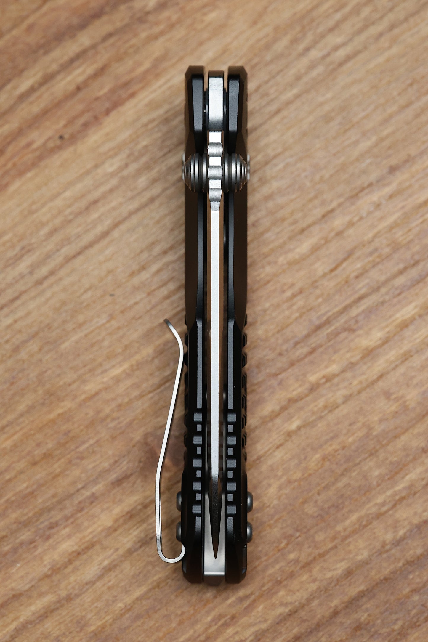 MICROTECH MSI RAM LOK MINI PROOF RUN BLACK FRAG ALUMINUM HANDLES W/ STONEWASH M390MK 210M-10FRSPR