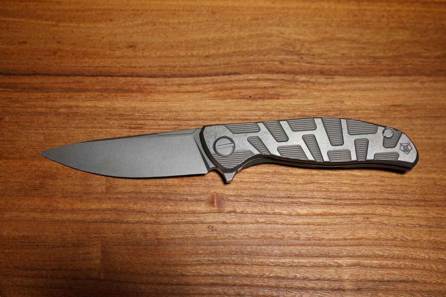 SHIROGOROV F95 T PATTERN GEN 4 – TITANIUM HANDLE – M390 BLADE – MRBS